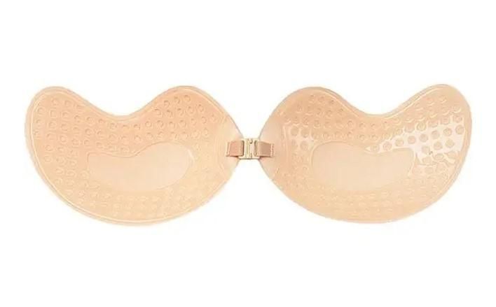 Невидим бюстгальтер Fly Bra с закопчалка отпред, Fly Bra без презрамки, Fly Bra Decollete, цвят бежов, размер C Bride-1001 снимка
