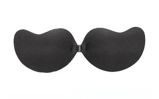 Невидим бюстгальтер Fly Bra с закопчалка отпред, Fly Bra без презрамки, Fly Bra Decollete, цвят черен, размер B Decollete-1004 снимка