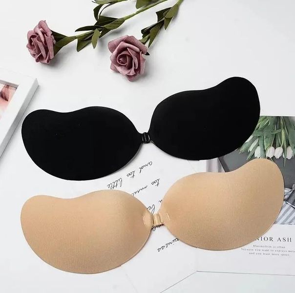 Невидим бюстгальтер Fly Bra с закопчалка отпред, Fly Bra без презрамки, Fly Bra Decollete, цвят черен, размер C Decollete-1004 снимка