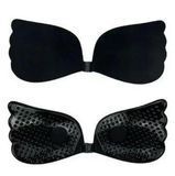 Невидим бюстгальтер Fly-Bra, силиконов бюст без презрамки, Fly Bra Вълни, самозалепващ лиф без презрамки, цвят черен, размер A Fly-Bra-1005 снимка