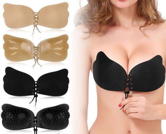 Сутиен Push-up Fly-Bra Със слепая страна Без презрамки сделай, Черно, A  Fly-Bra-4000 снимка